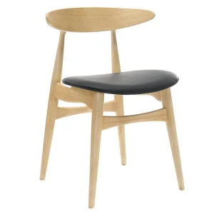 Chaises Scandinaves Bois Clair Et Noir (lot De 2) WALFORD 18