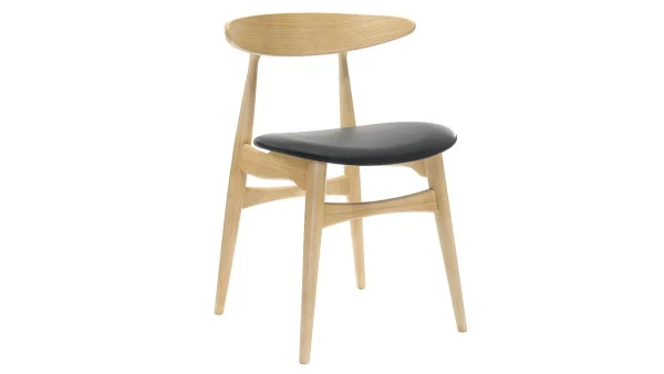 Chaises Scandinaves Bois Clair Et Noir (lot De 2) WALFORD Les achats en ligne 4