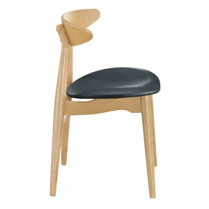 Chaises Scandinaves Bois Clair Et Noir (lot De 2) WALFORD 20