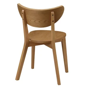 Chaises Scandinaves En Bois Clair Chêne (lot De 2) LEENA Prix très abordable 20