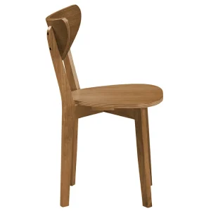 Chaises Scandinaves En Bois Clair Chêne (lot De 2) LEENA Prix très abordable 16