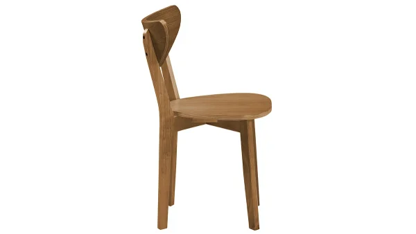 Chaises Scandinaves En Bois Clair Chêne (lot De 2) LEENA Prix très abordable 4