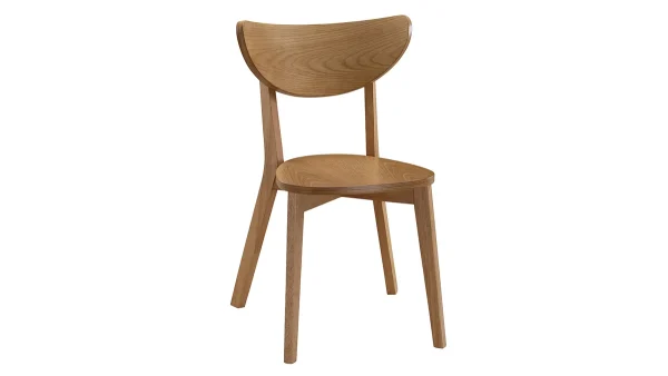 Chaises Scandinaves En Bois Clair Chêne (lot De 2) LEENA Prix très abordable 5