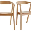 Chaises Scandinaves En Bois Clair Massif (lot De 2) BAHIA 23