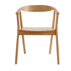 Chaises Scandinaves En Bois Clair Massif (lot De 2) BAHIA 16