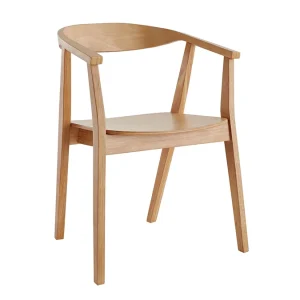 Chaises Scandinaves En Bois Clair Massif (lot De 2) BAHIA 18