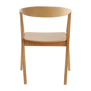 Chaises Scandinaves En Bois Clair Massif (lot De 2) BAHIA 22