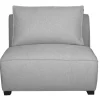 Chauffeuse 1 Place Design En Tissu Gris Clair PLURIEL Achat 26