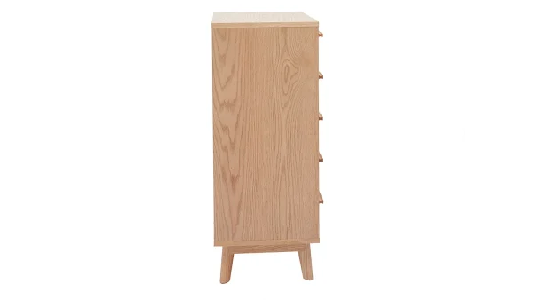 qualité supérieure Commode Chiffonnier – Semainier Scandinave 5 Tiroirs L60 Cm HELIA 5