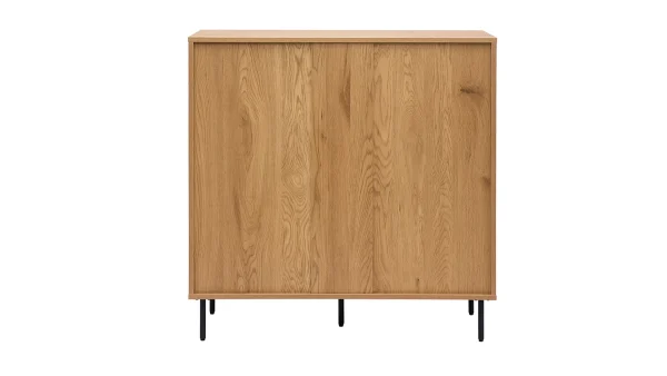 Commode Finition Bois Clair Chêne 4 Tiroirs L100 Cm ARAGON 6