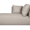 Méridienne Angle Gauche En Tissu Beige Naturel PLURIEL 28