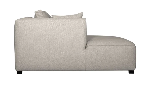 Méridienne Angle Gauche En Tissu Beige Naturel PLURIEL 5