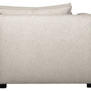 Méridienne Angle Gauche En Tissu Beige Naturel PLURIEL 19