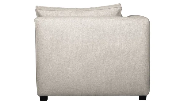 Méridienne Angle Gauche En Tissu Beige Naturel PLURIEL 6