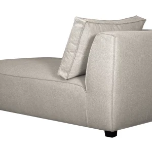 soldes pas cher Méridienne Angle Gauche En Tissu Beige Naturel PLURIEL 21