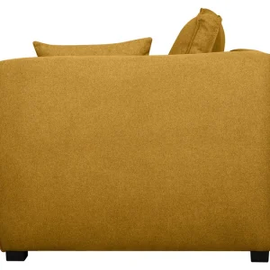 grossiste en ligne Méridienne Angle Gauche En Tissu Jaune Cumin PLURIEL 16