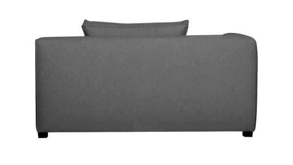 Module D’angle Gauche Pour Canapé En Tissu Gris Anthracite PLURIEL 5