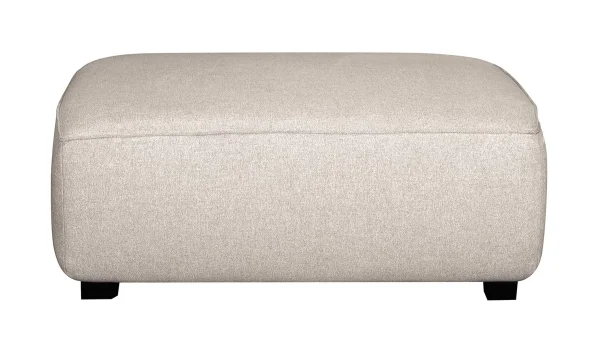 Pouf Module De Canapé En Tissu Beige PLURIEL 1