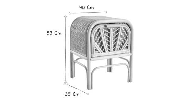 Table De Chevet En Rotin GALON – Miliboo & Stéphane Plaza 9