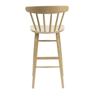 Tabouret De Bar à Barreaux Bois Chêne H65 Cm DARIA magasin pour 14