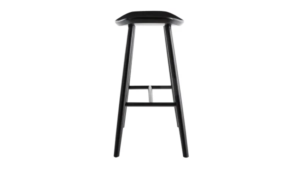 Tabouret De Bar Bois Noir 65 Cm DEMORY boutique paris 4