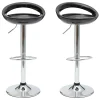 vente luxe pas cher Tabouret De Bar / Cuisine Noir Moderne COMET (lot De 2) 25