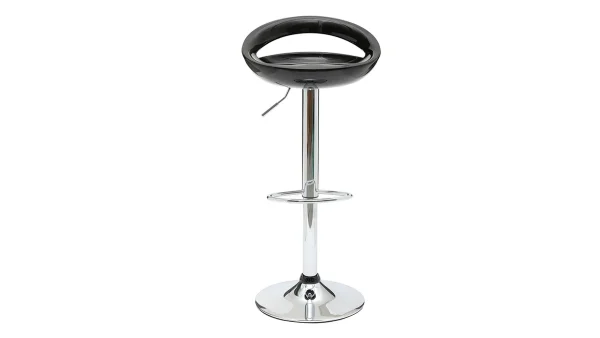 Tabouret De Bar / Cuisine Noir Moderne COMET (lot De 2) 3