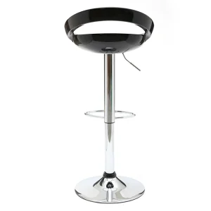 vente luxe pas cher Tabouret De Bar / Cuisine Noir Moderne COMET (lot De 2) 18