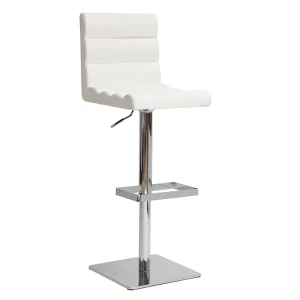 mode pas chere Tabouret De Bar Design Blanc COLOMBUS 11