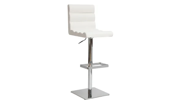 Tabouret De Bar Design Blanc COLOMBUS 3