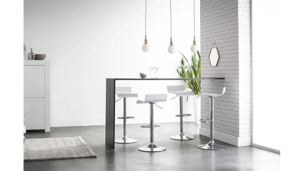 Tabouret De Bar Design Blanc SURF 7