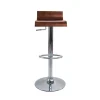 Tabouret De Bar Design En Bois Coloris Noyer SURF V2 23