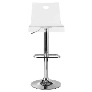 Tabouret De Bar Design En Plexiglas Transparent (lot De 2) SATURNE 13