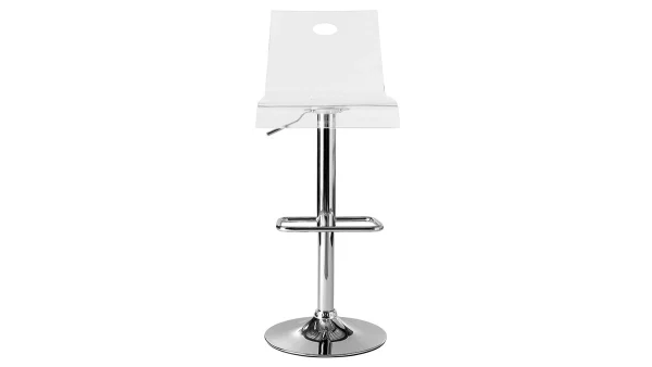 Tabouret De Bar Design En Plexiglas Transparent (lot De 2) SATURNE achat 3