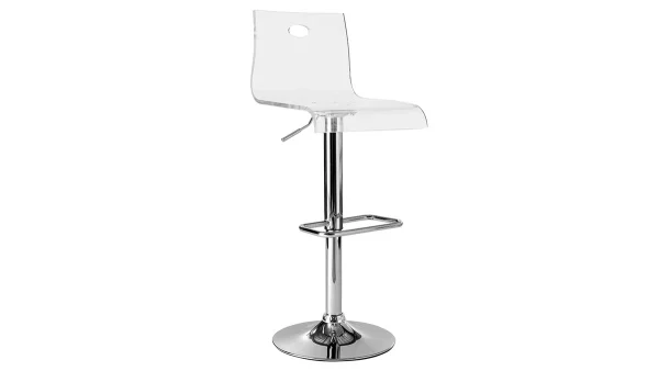 Tabouret De Bar Design En Plexiglas Transparent (lot De 2) SATURNE achat 4