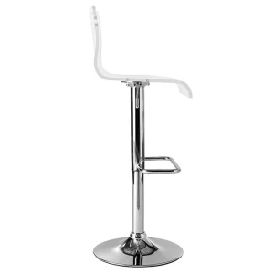 bas prix Tabouret De Bar Design En Plexiglas Transparent (lot De 2) SATURNE 17