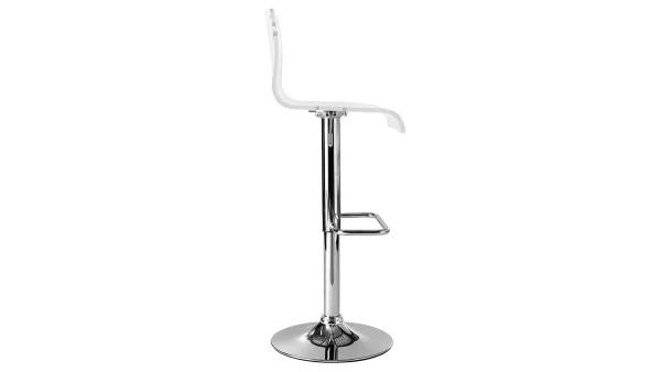 Tabouret De Bar Design En Plexiglas Transparent (lot De 2) SATURNE achat 5