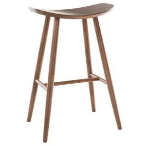 Tabouret De Bar Design Noyer H72 Cm DEMORY Top ventes 11