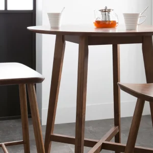 Tabouret De Bar Design Noyer H72 Cm DEMORY Top ventes 19