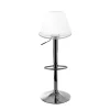 Tabouret De Bar Design Réglable Transparent GALILEO 25