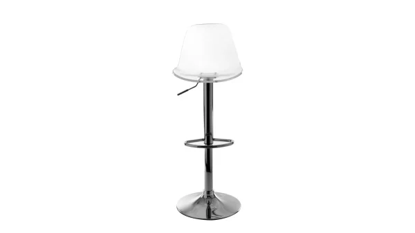 Tabouret De Bar Design Réglable Transparent GALILEO 1