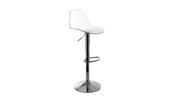 Tabouret De Bar Design Réglable Transparent GALILEO 3