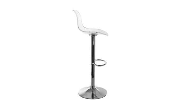 Tabouret De Bar Design Réglable Transparent GALILEO 4