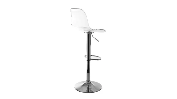 Tabouret De Bar Design Réglable Transparent GALILEO 5