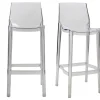 nouvelle saison Tabouret De Bar Design Transparent Lot De 2 YLAK 23