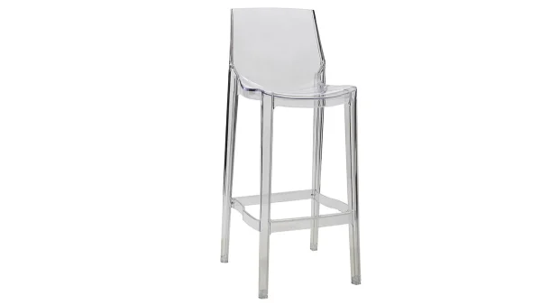 Tabouret De Bar Design Transparent Lot De 2 YLAK 4