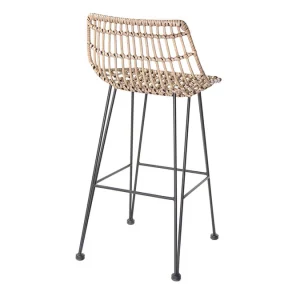 Tabouret De Bar En Fils De Résine Façon Rotin H69 Cm MAJA commentaire favorable 17