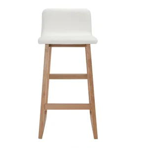 Tabourets De Bar Bois Clair Et Blanc 65 Cm (lot De 2) OSAKA fashioniable 11