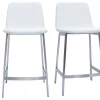 Tabourets De Bar Design Blancs H66 Cm (lot De 2) ARSENE soldes de Noël 28