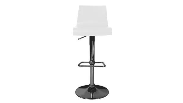 Tabourets De Bar Design Blancs (lot De 2) NEWSURF 3